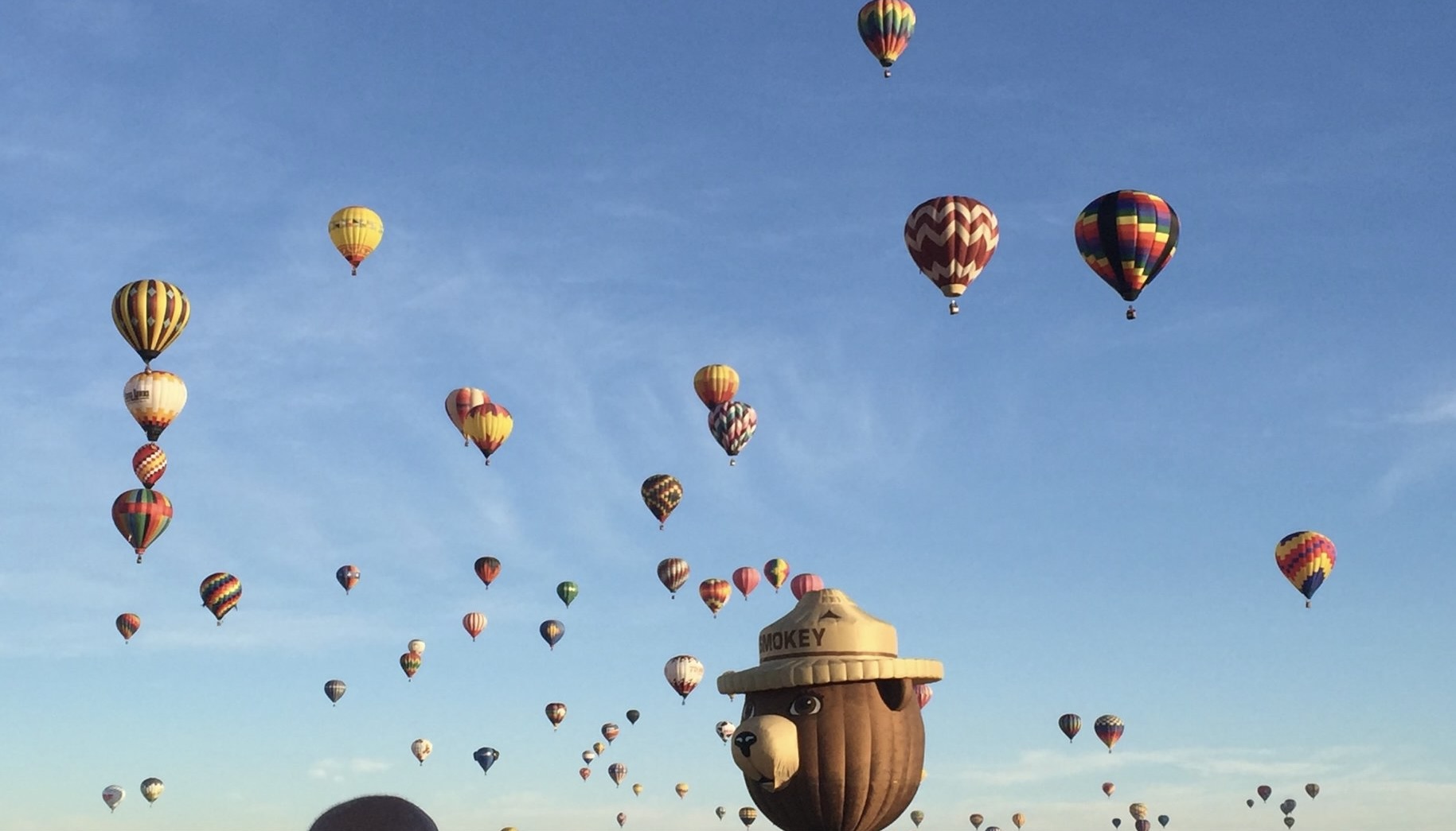 hot air balloons